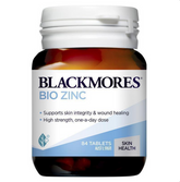Blackmores Bio Zinc Skin Health Immune Support Vitamin 84 Tablets